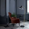 Lampadaire en laiton et métal noir G-10 - Gubi