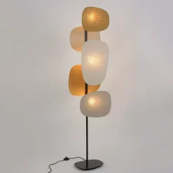 Lampadaire en lin 174 cm Screen 70's - Market set