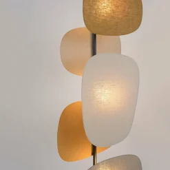 Lampadaire en lin 174 cm Screen 70's - Market set