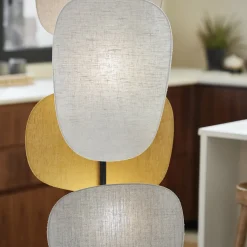 Lampadaire en lin 174 cm Screen 70's - Market set
