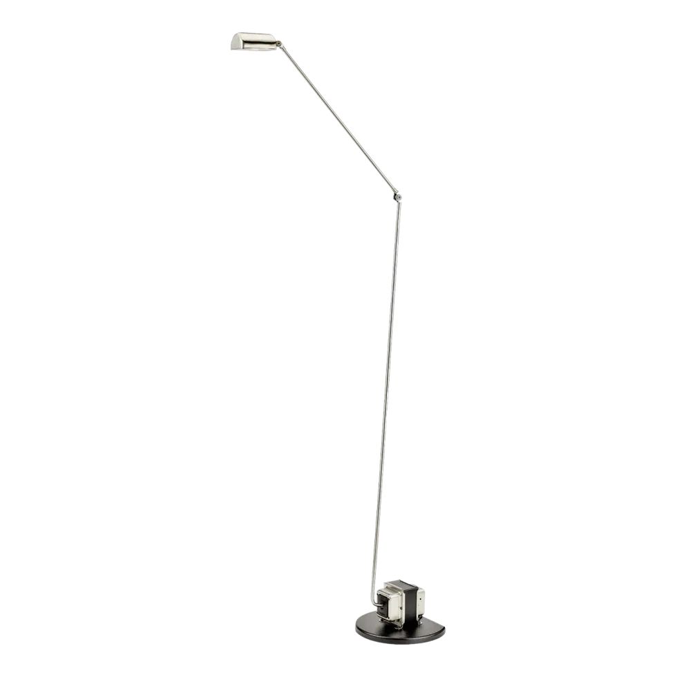 Lampadaire en métal argenté Daphine Terra - Lumina