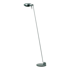 Lampadaire en métal argenté Elle 1 - Lumina