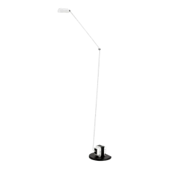 Lampadaire en métal blanc mat Daphine Terra - Lumina