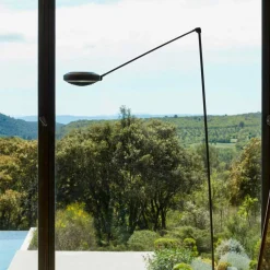 Lampadaire en métal blanc mat Elle - Lumina