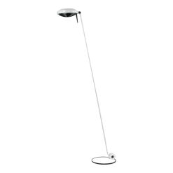 Lampadaire en métal blanc mat Elle 1 - Lumina