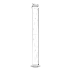 Lampadaire en métal blanc Opus - Lumina