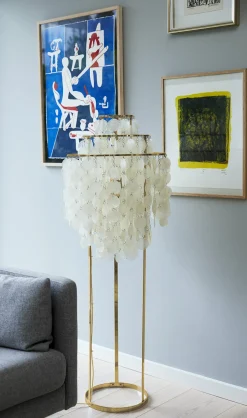 Lampadaire en métal chromé Fun 1 STM - Verpan