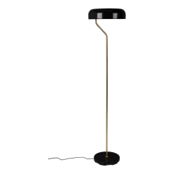 Lampadaire en métal noir Eclipse - Dutchbone
