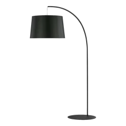 Lampadaire en métal noir Fabian - Meme Design