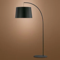 Lampadaire en métal noir Fabian - Meme Design