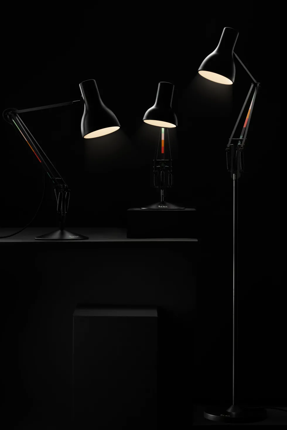 Lampadaire en métal noir Type 75 Paul Smith Edition 5 - Anglepoise