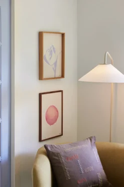 Lampadaire en métal sable Solid - Hübsch