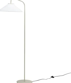 Lampadaire en métal sable Solid - Hübsch