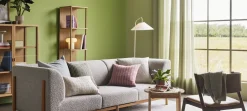 Lampadaire en métal sable Solid - Hübsch