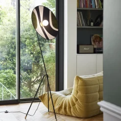 Lampadaire en métal seventies bouleau 60 cm Sonia Laudet - Market Set