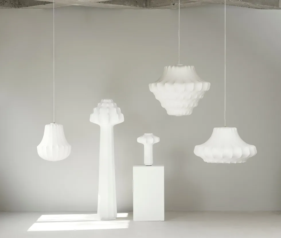 Lampadaire en résine blanc 46x156cm Phantom - Normann Copenhagen