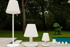Lampadaire extérieur blanc 58x182cm Edison The Giant - Fatboy