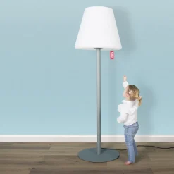 Lampadaire extérieur blanc 58x182cm Edison The Giant - Fatboy