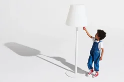 Lampadaire extérieur blanc 58x182cm Edison The Giant - Fatboy