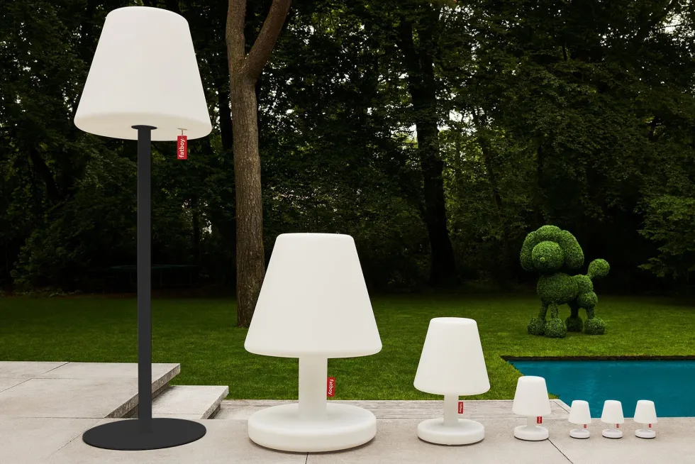 Lampadaire extérieur gris anthracite 58x182cm Edison The Giant - Fatboy