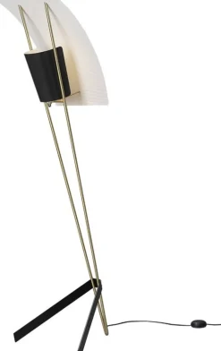 Lampadaire G30 Noir et Blanc Pierre Guariche - Sammode