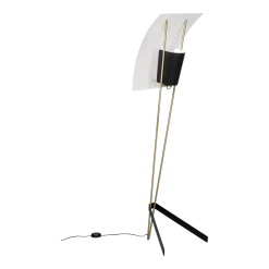 Lampadaire G30 Noir et Blanc Pierre Guariche - Sammode