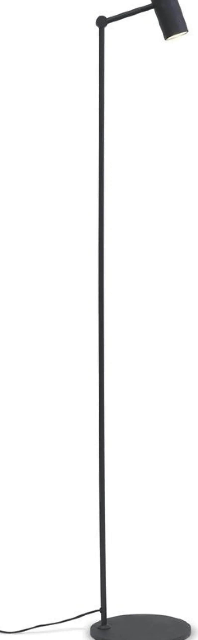 Lampadaire led en fer noir 133cm Montreux - It's about Romi