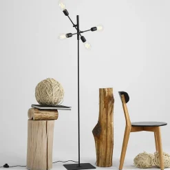 Lampadaire noir Twigo 4 - Custom Form