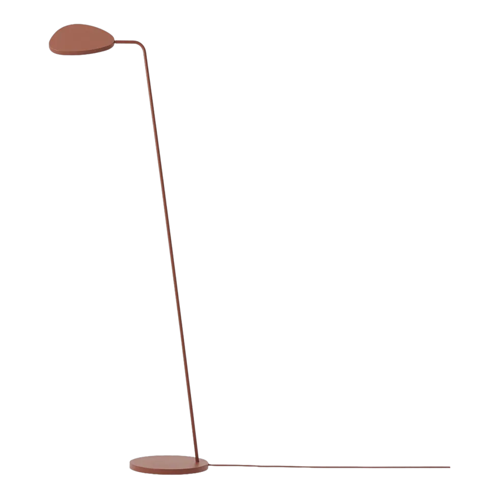 Lampadaire rouge foncé Leaf - Muuto
