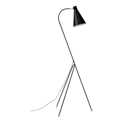 Lampadaire à trois pieds en métal noir 33cm Miles - Dyberg Larsen