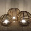 Lampe boule 31 cm La Lampe Paillote Sphère - Maiori