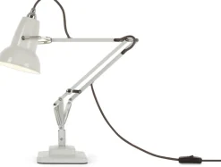Lampe de bureau en acier blanc lin Original 1227™ Mini - Anglepoise