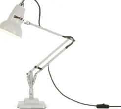 Lampe de bureau en acier blanc lin Original 1227™ Mini - Anglepoise