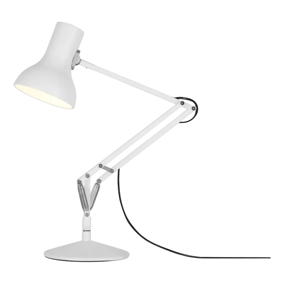Lampe de bureau en acier blanc Type 75™ Mini - Anglepoise