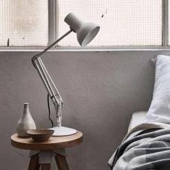 Lampe de bureau en acier blanc Type 75™ Mini - Anglepoise