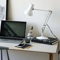 Lampe de bureau en acier blanc Type 75™ Mini - Anglepoise