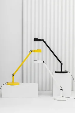 Lampe de bureau en acier blanc 65x86cm Invitante - Faro Barcelona