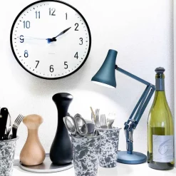 Lampe de bureau en acier bleu et gris Mini 90 - Anglepoise