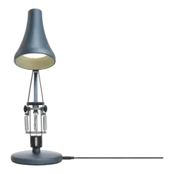 Lampe de bureau en acier bleu et gris Mini 90 - Anglepoise