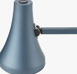Lampe de bureau en acier bleu et gris Mini 90 - Anglepoise