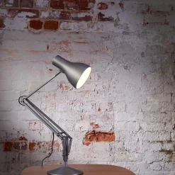 Lampe de bureau en acier lustré argenté Type 75™ - Anglepoise