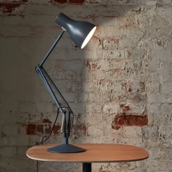 Lampe de bureau en aluminium gris Type 75 - Anglepoise