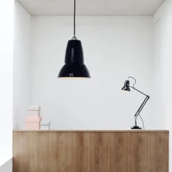 Lampe de bureau en aluminium noire 31 x 48 cm Original 1227 - Anglepoise
