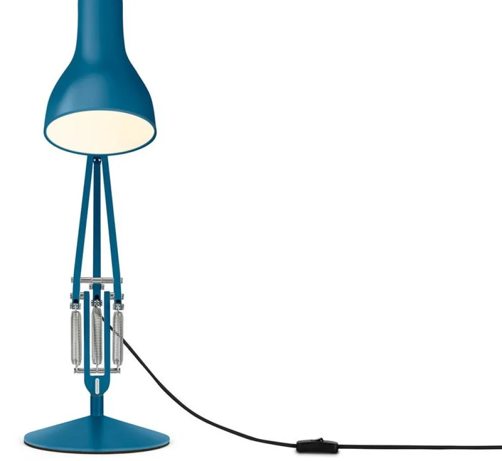 Lampe de bureau en aluminium 32 x 53 cm Type 75 Margaret Howell Saxon Blue - Anglepoise