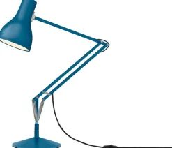Lampe de bureau en aluminium 32 x 53 cm Type 75 Margaret Howell Saxon Blue - Anglepoise