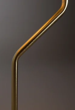 Lampe de bureau en laiton brossé Eclipse - Dutchbone