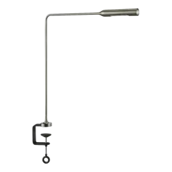 Lampe de bureau en métal gris Flo Clamp - Lumina
