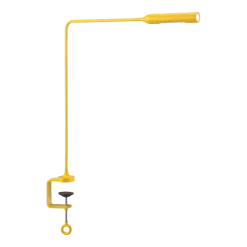 Lampe de bureau en métal jaune mat Flo Clamp - Lumina