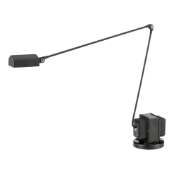 Lampe de bureau en métal noir Daphine - Lumina