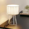 Lampe de bureau en verre soufflé blanc 53cm Mercer - Marset